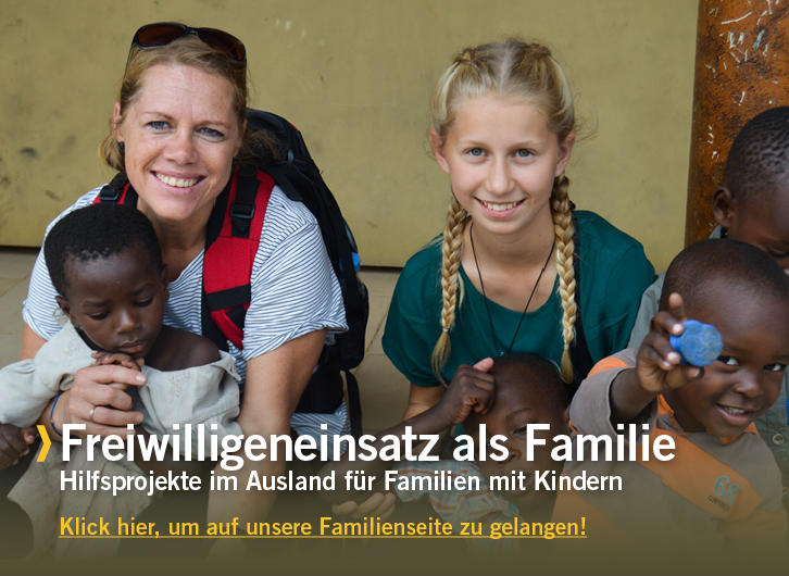 Freiwilligenarbeit als Familie