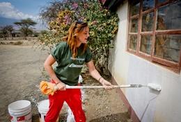 Projekte in Afrika - Tansania : Schulferien - Specials - Hausbau